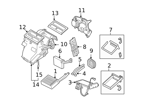 HVAC Case for 2010 Volvo C30 #0