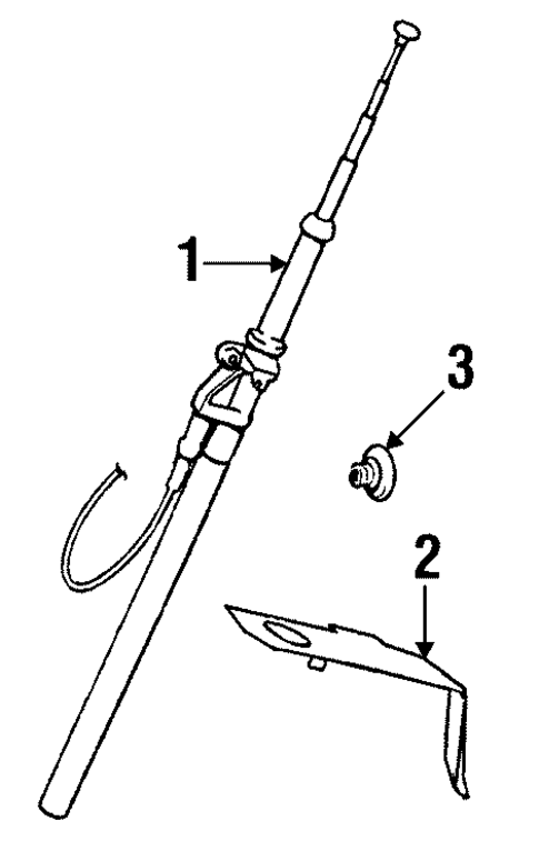 Antenna & Radio for 1996 Volkswagen Jetta #0
