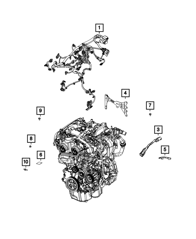 68530583AA - Electrical: Engine Wiring for Mopar Image
