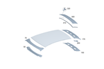 2236880200 - Roof: Stiffener for Mercedes-Benz Image
