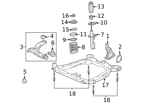 Suspension Components for 2009 Chevrolet HHR #0