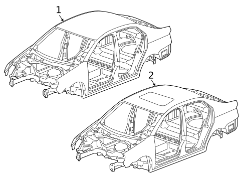 Body Shell for 2016 Volkswagen Jetta #0