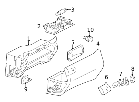 Glove Box for 2002 Mercedes-Benz C230 #0