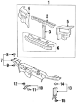 17246P8AA00 - : Cover for Acura Image
