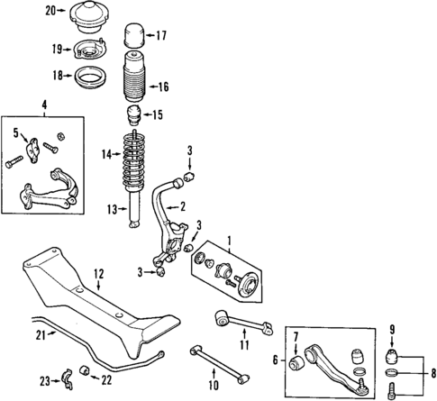 Rear Suspension for 2004 Hyundai Sonata #0