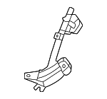 61295A1BDC5 - Electrical: Drive Motor Battery Pack Charging Port Pocket Bracket for Mini Image