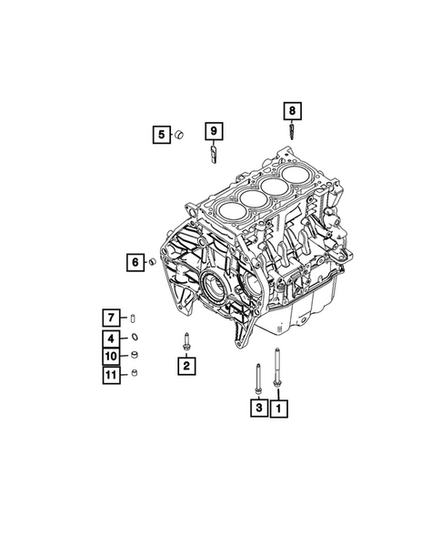 Cylinder Block for 2025 Alfa Romeo Tonale #0