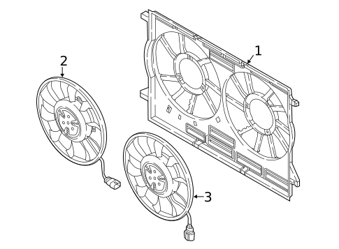 Cooling Fan for 2021 Audi Q5 #0