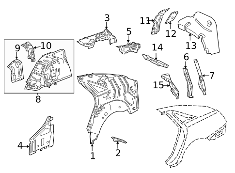 Inner Structure for 2017 Cadillac XTS #0