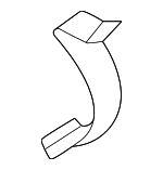 2817402400 - Engine: Air Cleaner Assembly Clamp for Genesis: G80, G90 | Hyundai: Accent, Azera, Elantra, Elantra Coupe, Elantra GT, Elantra N, Genesis, Genesis Coupe, Ioniq, Kona, Sonata, Tucson, Venue Image