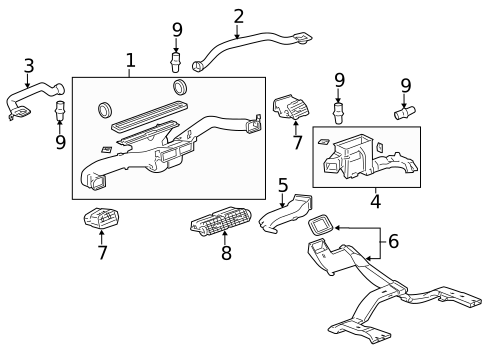 Ducts for 2011 Chevrolet Silverado 3500 HD #1