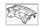 84505T2FA21ZC - Body: Pkg Tray Trim for Honda: Accord Image