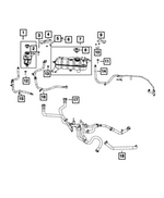 68627621AA - : Coolant Bottle Supply Hose for Mopar Image