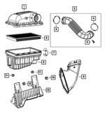 68646406AA - Fuel: Air Filter for Mopar Image