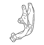 24504390 - Engine: Mount Bracket for Buick: Century, Regal, Rendezvous | Chevrolet: Impala, Lumina, Lumina APV, Monte Carlo, Venture | Oldsmobile: Cutlass Supreme, Silhouette | Pontiac: Aztek, Grand Prix, Montana, Trans Sport Image