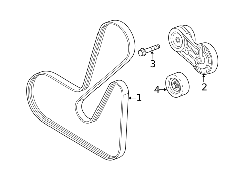 Belts & Pulleys for 2011 Buick LaCrosse #0