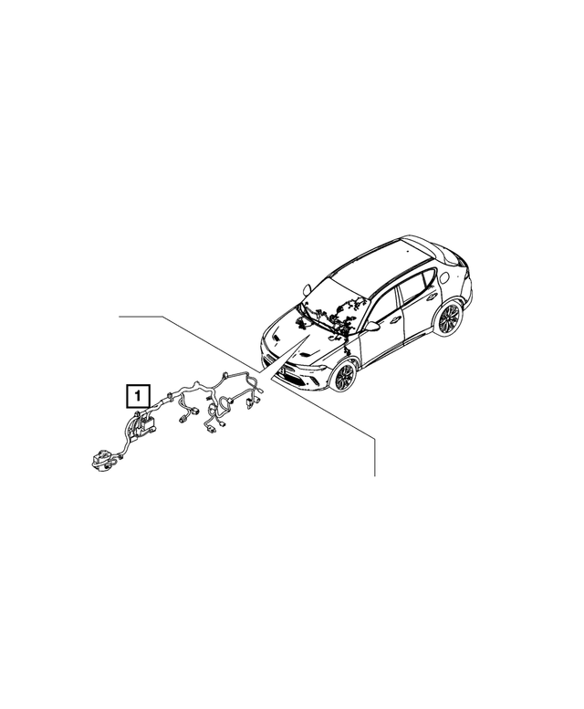 68637661AA - Electrical: Console Wiring for Mopar Image