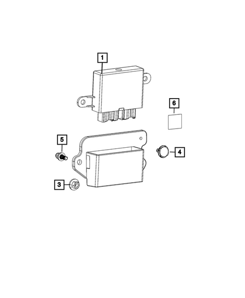 Keys, Modules and Engine Controllers for 2020 Jeep Wrangler #6