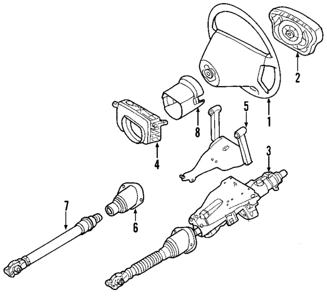 22146004039C29 - Steering: Steering Wheel for Mercedes-Benz Image