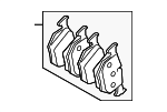 LR134882 - : Brake Pads Rear for Land-Rover Image