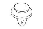 91562TVEH01 - Body: Cowl Grille Clip for Honda Image