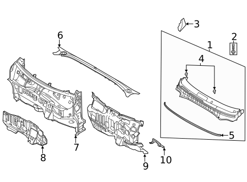 Cowl for 2021 Hyundai Venue #0