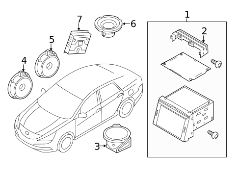 SOUND SYSTEM for 2016 Kia Optima #2