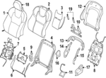 32367974 - Body: Seat Back Cover for Volvo: V60, V60 Cross Country Image