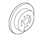 584112P000 - : Rotor for Hyundai: Santa Fe, Santa Fe Sport Image