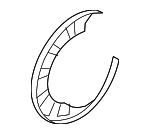 582512P500 - : Splash Shield for Hyundai: Santa Fe Image