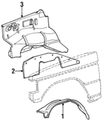 MB598567 - Body: Splash Shield for Dodge: Raider Image