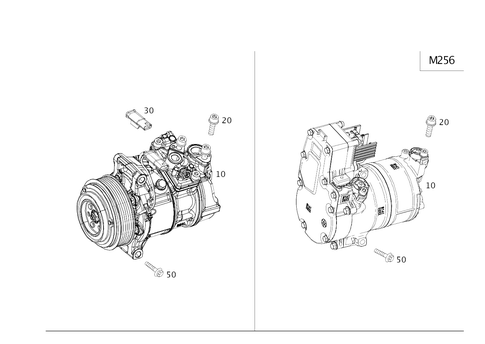 A/C Compressor for 2020 Mercedes-Benz CLS53 AMG #0