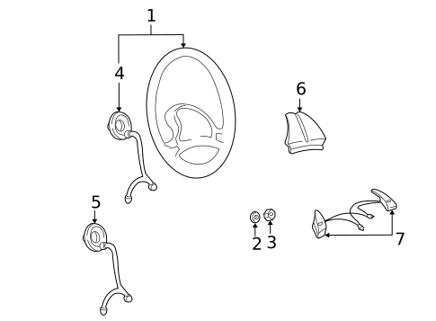 Steering Wheel for 1997 Volkswagen EuroVan #0