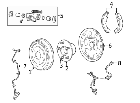 Brake Components for 2008 Dodge Avenger #0