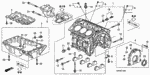 11000PVKA00 - Engine: BLOCK ASSY., CYLINDER for Honda Image