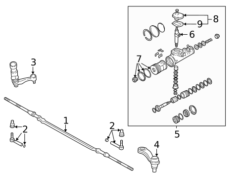 Steering, Gear & Related Components for 2023 GMC Savana 4500 #0