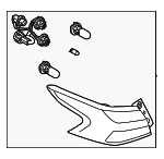 265555EE0A - Electrical: Tail Lamp Assembly for Nissan: Versa Image image