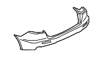 6410B308 - Body: Bumper Cover for Mitsubishi Image