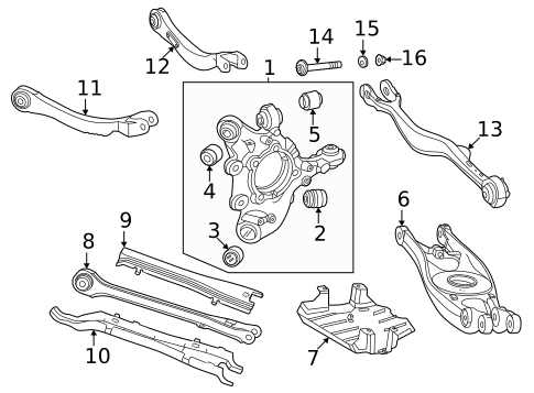 Rear Suspension for 2024 Mercedes-Benz GLC 300 | Mercedes-Benz
