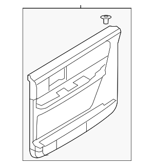 FL7Z7827406AD - : Door Trim Panel for Lincoln: Navigator Image