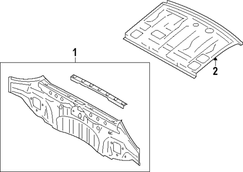 Rear Body for 2024 Subaru WRX #0