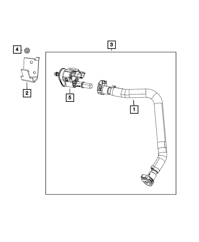 68410860AB - Emission Controls: Purge Tube for Mopar Image