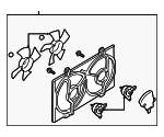 214815U003 - : Engine Cooling Fan Assembly for Infiniti Image