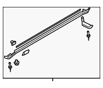 877513K000 - Body: Molding Assembly for Hyundai Image