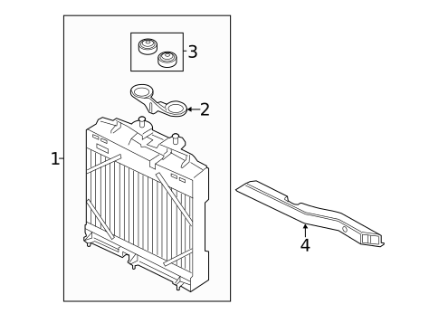 Radiator & Components for 2015 BMW 740Ld xDrive #2