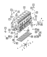R8570760AA - Engine: Short Block Engine for Mopar Image