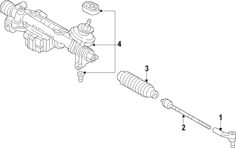 Steering Gear & Linkage for 2014 Volkswagen Beetle #2