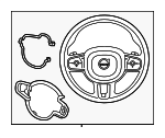 32288778 - : 2018-2025 Volvo - Steering Wheel for Volvo: S60, V60, V60 Cross Country, XC60 Image