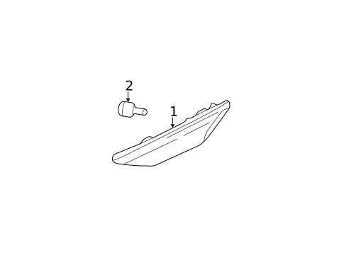 Side Marker Lamps for 2013 Porsche Cayenne #0