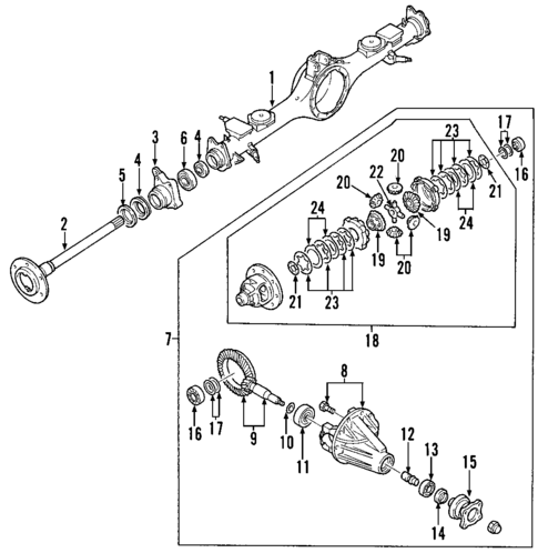 Propeller Shaft for 1999 Isuzu VehiCROSS #0